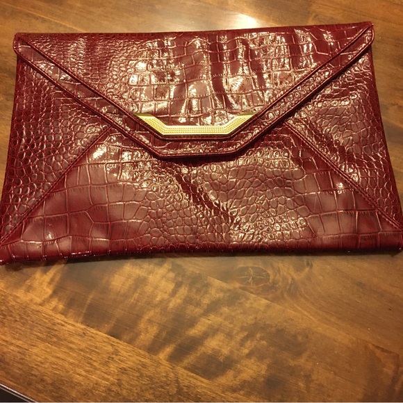 ASOS Faux Crocodile Clutch - Picture 4 of 7